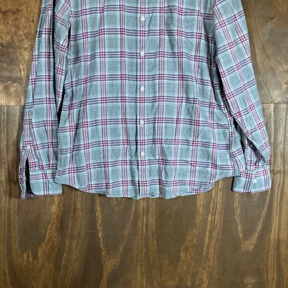 Bonobos Mens Shirt Multicolored Plaid Standard Fit Button Down Stretch Large - Picture 3 of 11